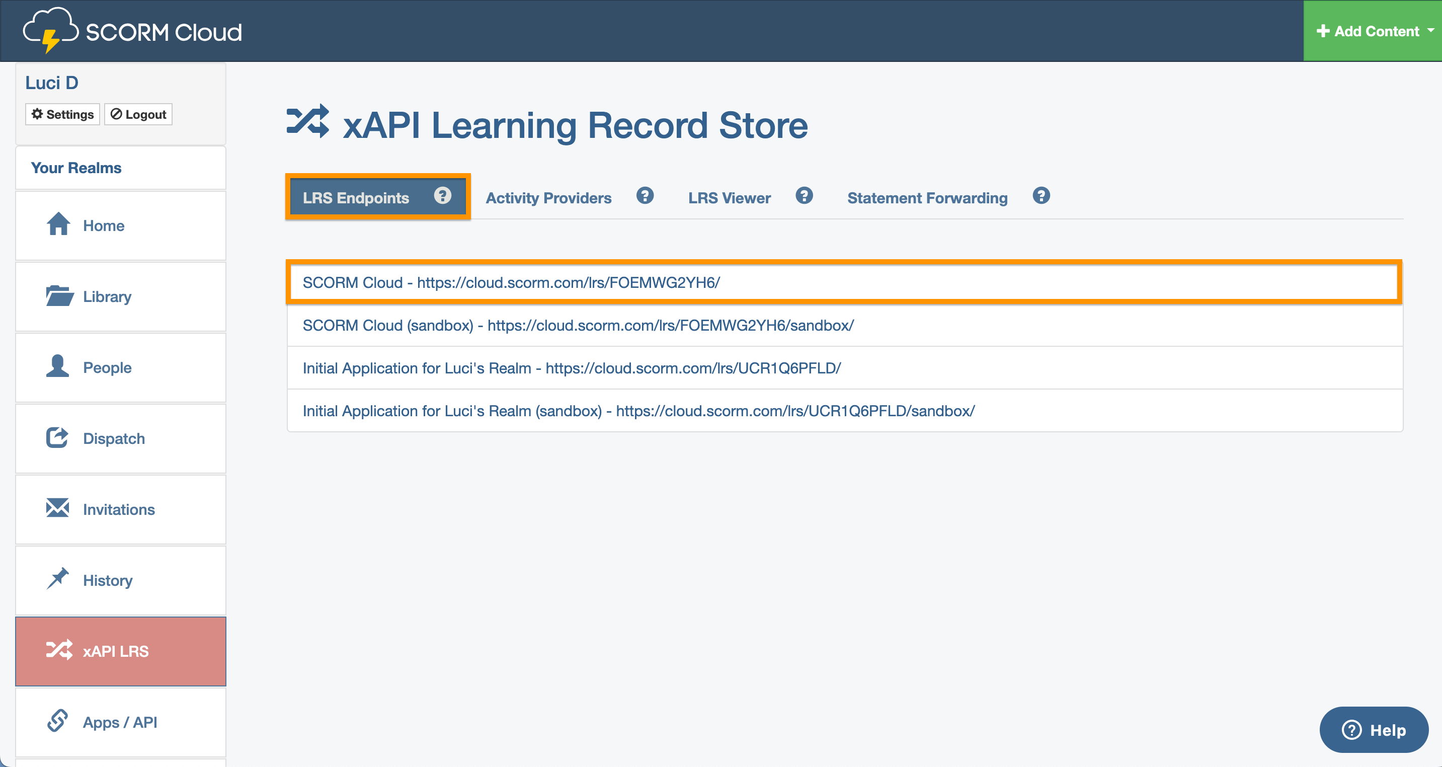 scorm-cloud-xapi-lrs-endpoints-url