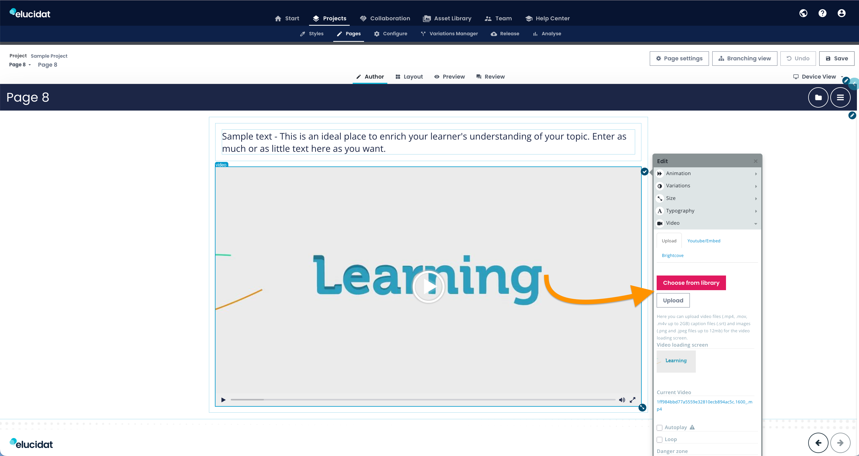 eluauthor-project-author-video-edit-menu-upload-options